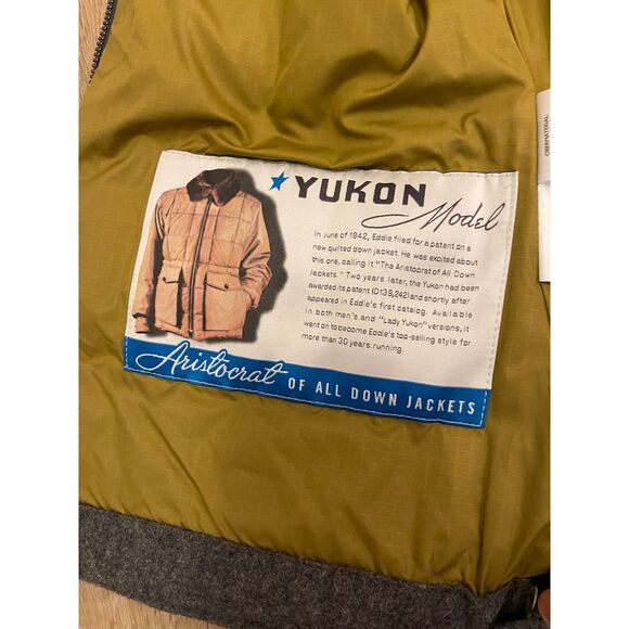 Eddie Bauer Yukon Model Premium Goose Down Women's Gray Vest - Picture 8 of 11